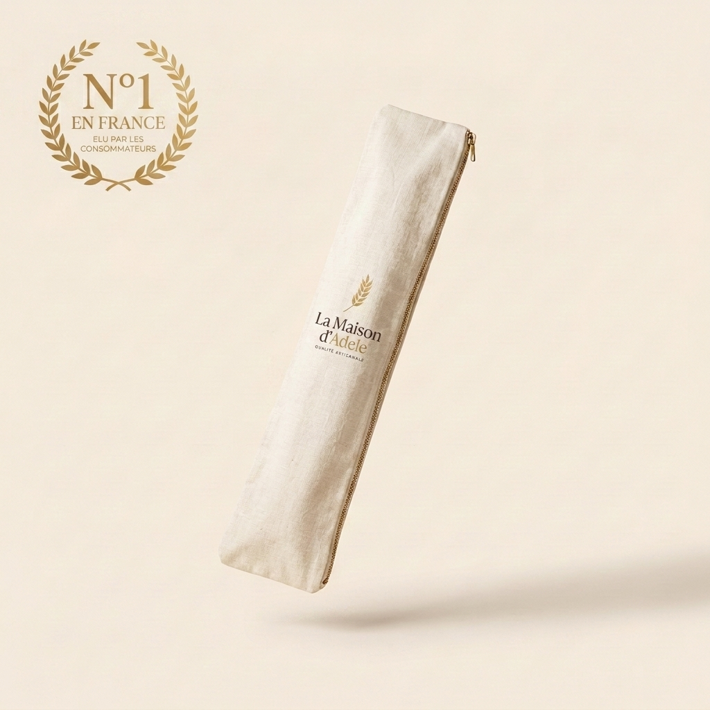 Sac à Baguette en Coton et Cire d'Abeille La Maison d'Adèle - 70x10 cm