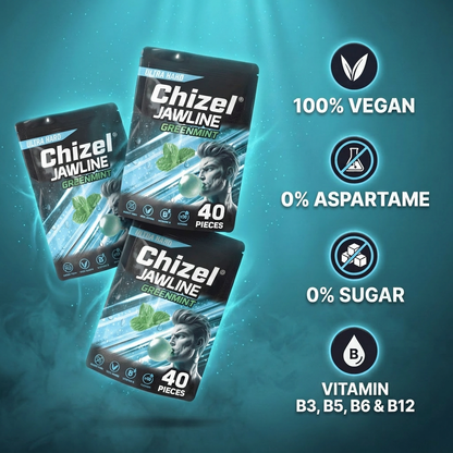Chizel™ JAWLINE - Ultra-Hard Fitness Chewing Gum