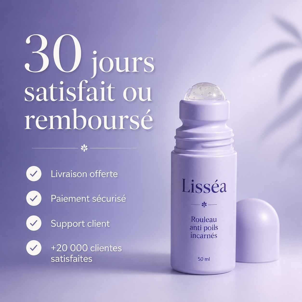Lisséa™ Rouleau Anti Poils Incarnés