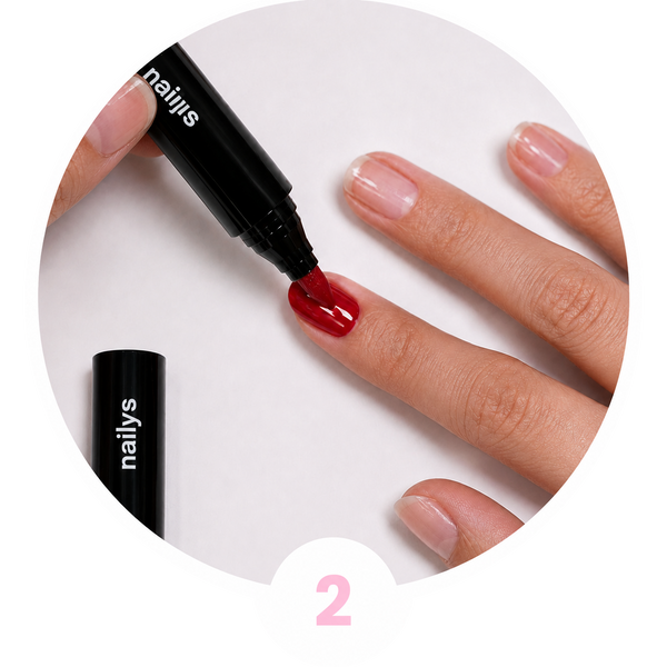 Appliquez votre vernis Nailys™