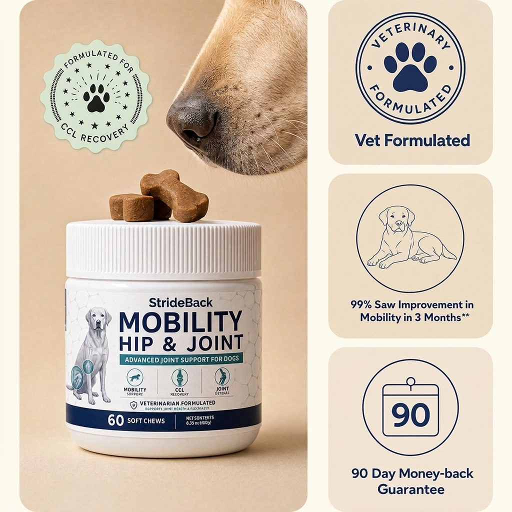 StrideBack™ Daily Hip & Joint Chews for Dogs