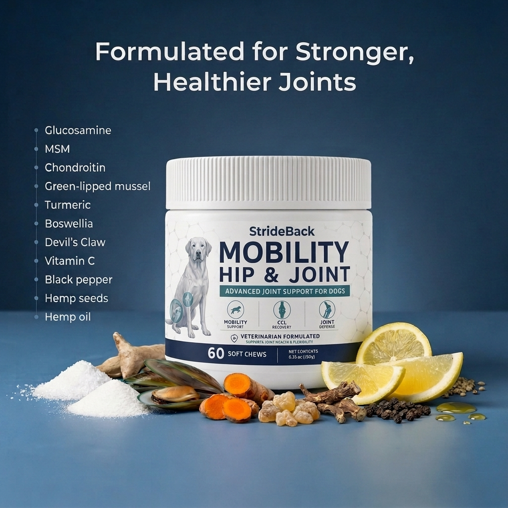 StrideBack™ Daily Hip & Joint Chews for Dogs