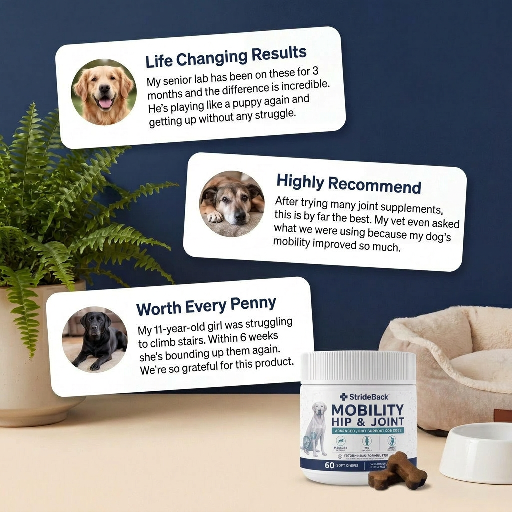 StrideBack™ Daily Hip & Joint Chews for Dogs